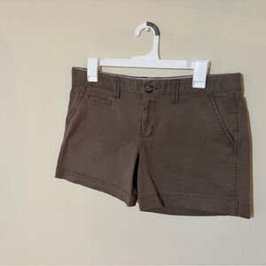 Old Navy perfect 5 low rise Women's Brown Cotton Bermuda Shorts